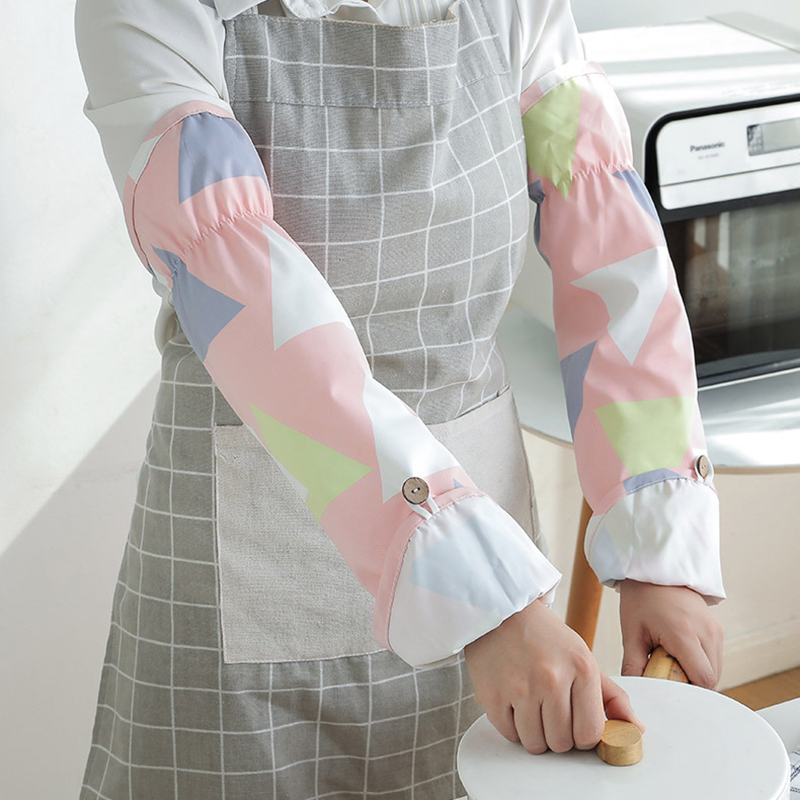 Arm Sleeves Covers Reusable Waterproof Arm Protector Protective Oversleeves For Cooking Working B99