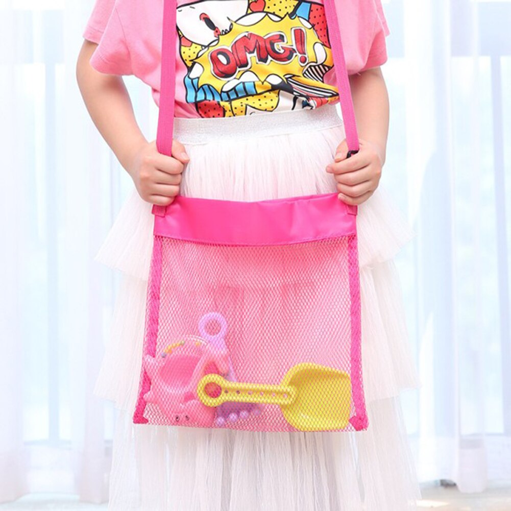 Draagbare Kids Strand Zand Speelgoed Netto Diversen Netje Baby Zee Storage Netwerk Pakket Gemak Outdoor Speelgoed Voor Kinderen