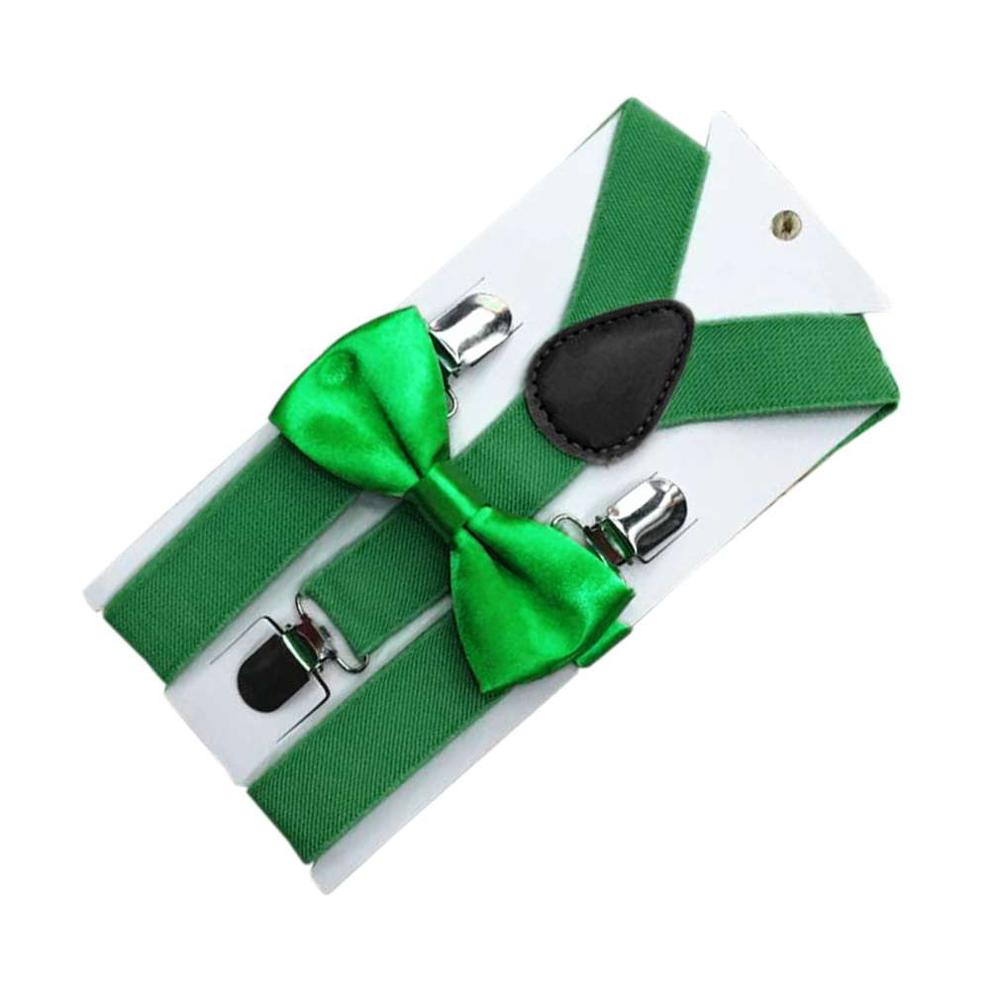 1pc børn elastiske seler & butterfly matchende smoking jakkesæt unisex dreng pige bowtie børn kostume justerbar y-back seler: 12