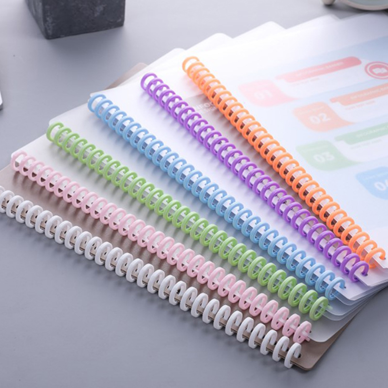 10 szt. 30 otworów kółka pierścień luźno-listkowa papierowa książka Album notatnik Spiral A4 Notebook Binding Clips