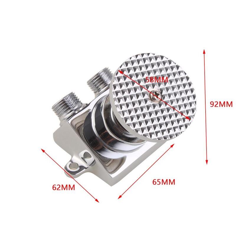 1pcs Floor Pedal Control Switch Tap Valve Faucet Copper Single Water Basin Cold Hotel Pedal Faucet Water Tap Hospital Bathr T9H1