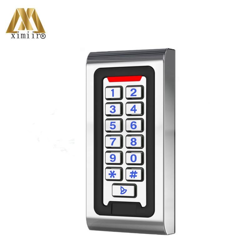 Waterproof Metal Keypad 13.56Mhz IC Card Standalone Door Access Control System M06 Card Access Controller: Metal button
