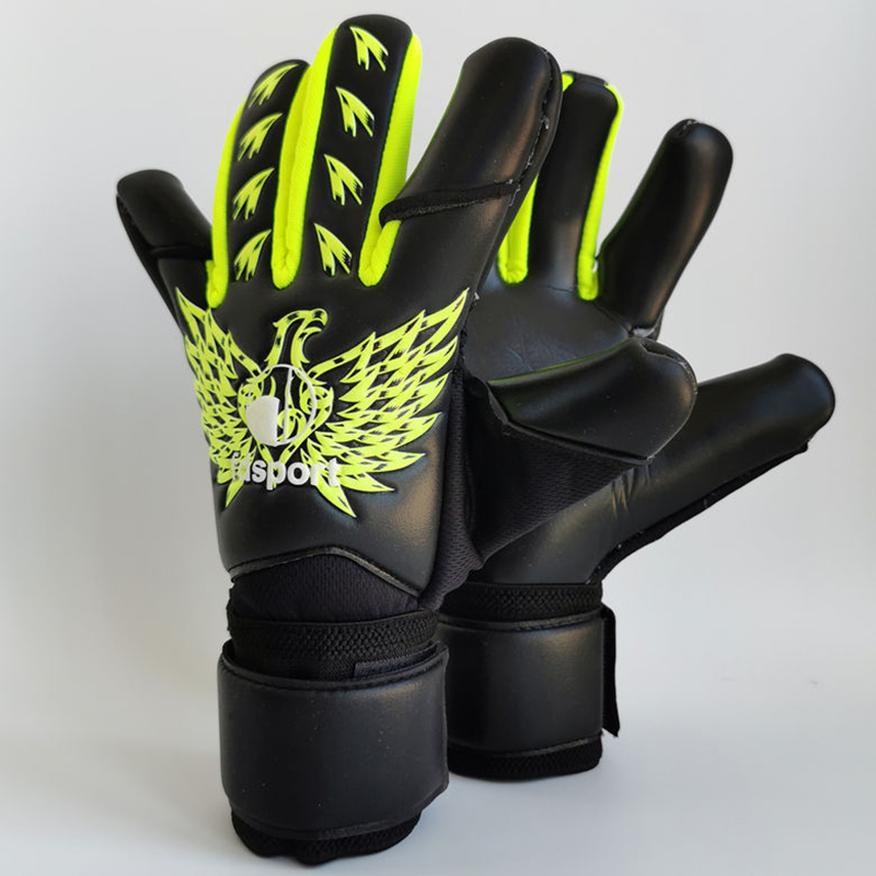 Predator Voetbal Doelman Handschoenen Kids Volwassenen Thicken Latex Zonder Fingersave Non-Slipand Slijtvaste: Rood / XS