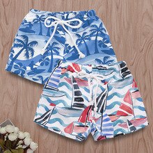 niños bebé niña Hawaiano estampado Broek cintura elástica playa pantalones cortos verano