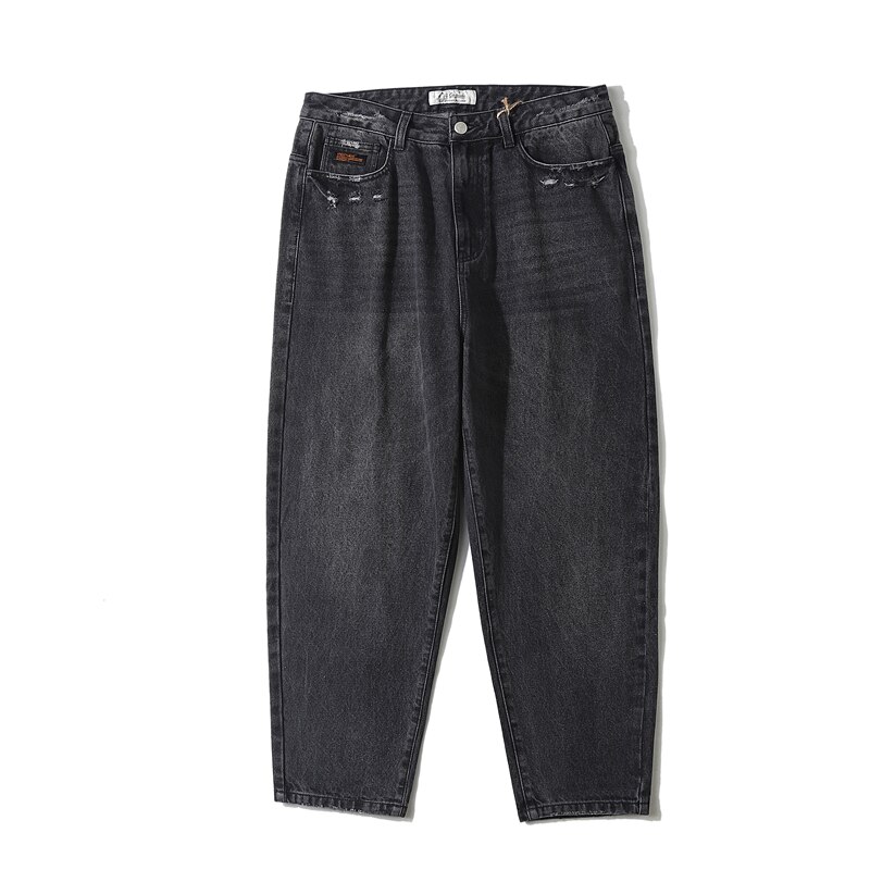 Men's Distressed Denim Flare Pants - Harajuku Style main image 0