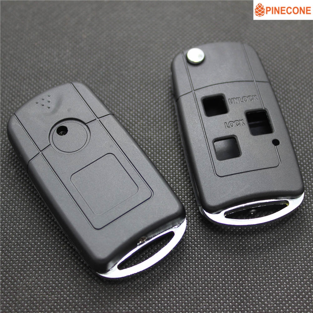 PINECONE Key Case for LEXUS IS GS ES LS RX IS200 RX300 Key 3 Buttons Uncut TOY40 Blade Modified Remote Blank Key Shel Fob