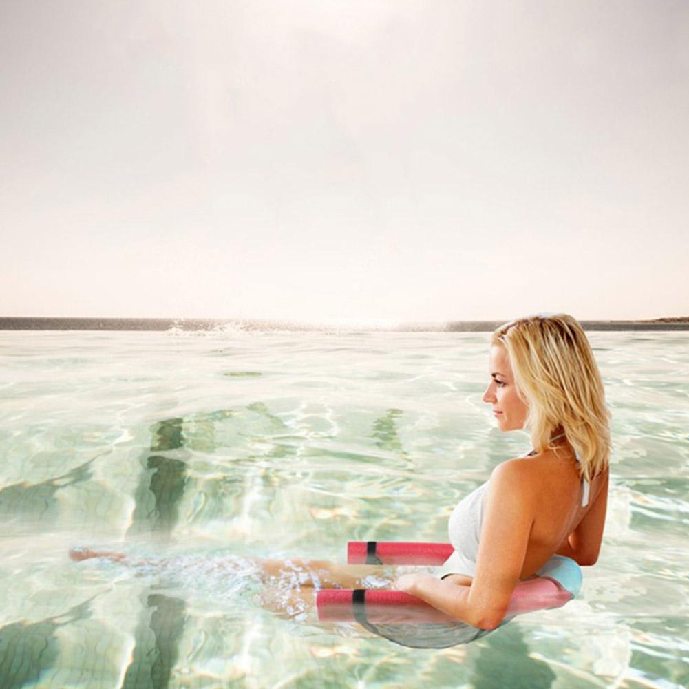 RCtown Materac Dmuchany Do Wody Summer Floating Row Swimming Pool Deck Chair Water Sports for Kids Adults zwembad speelgoed #X08: red