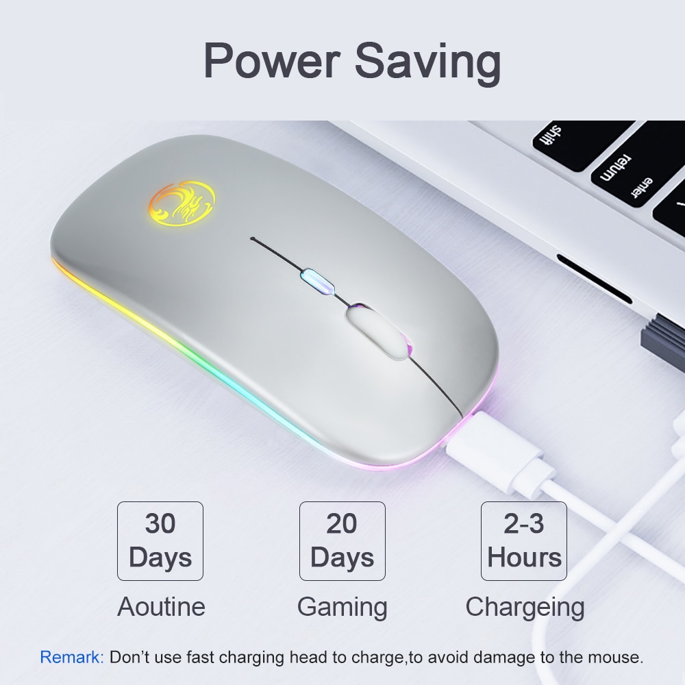 Draadloze Muis Bluetooth Computer Muis Mini Stille Mause Oplaadbare Ergonomische Muis 2400 DPI 2.4 Ghz Optische USB laptop Muizen