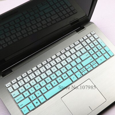 Für 15,6 "Dell Inspiron 15 5000 passen15 5590 5593 5598 7000 7590 7591 5584 1050 1650 15 zoll Laptop tastatur Abdeckung Haut Schutz: GradualSkyblue