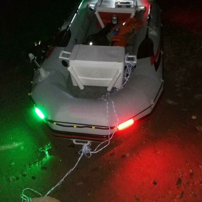 4x dc 12v led -veneen navigointivaloa vihreä punainen perävalo vedenpitävä jahdin signaali perävalot lamppu purjevene ponttonille