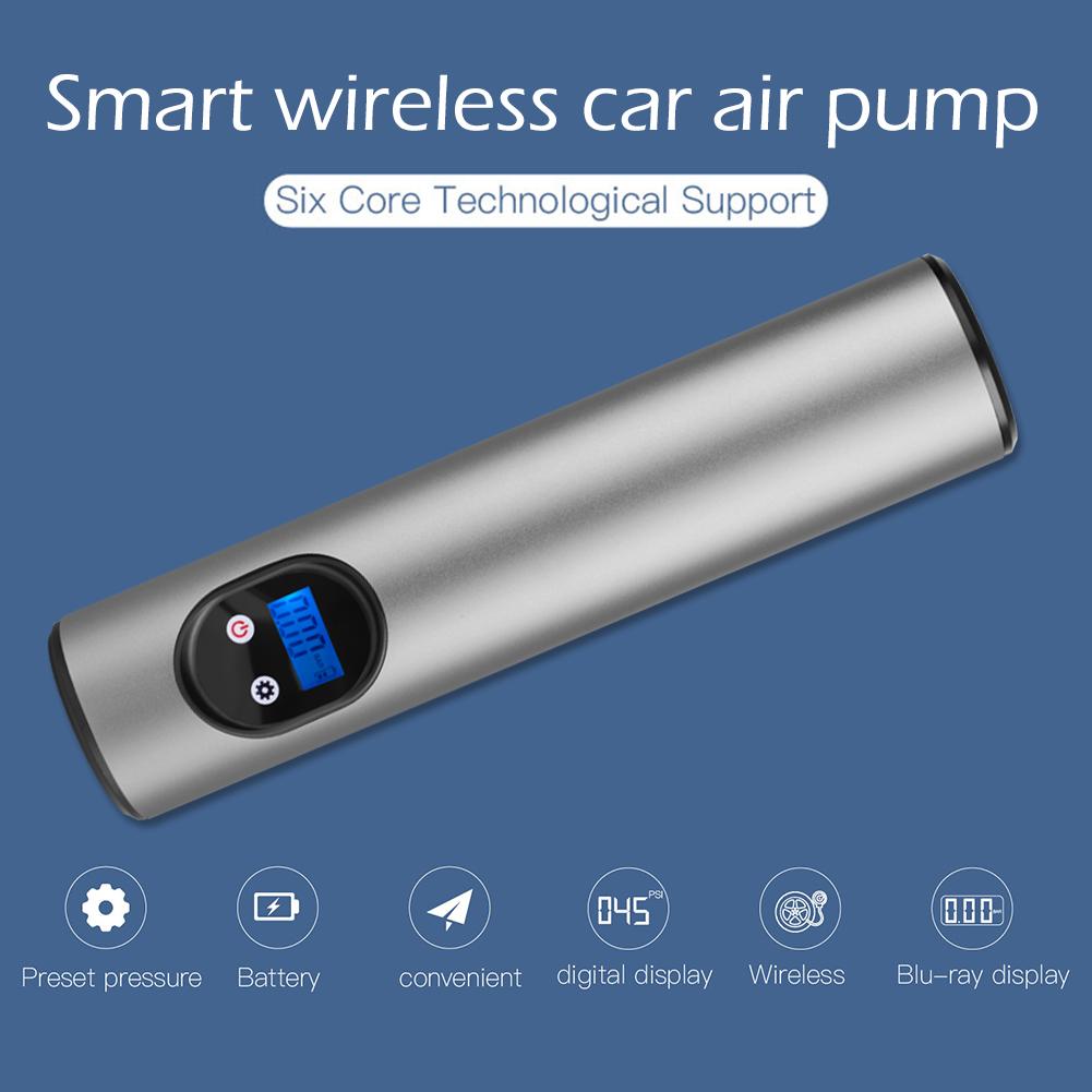 150 Psi Draadloze Draagbare Inflator Autoband Pomp Oplaadbare Intelligente Draadloze Air Compressor Car Bike Tire Bal Opblaasbare