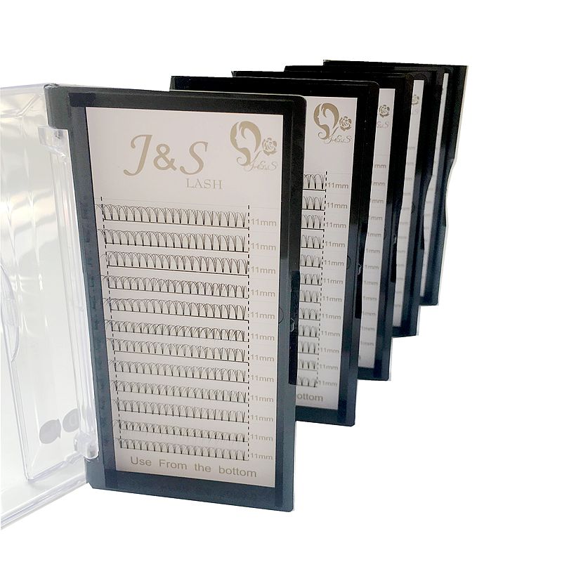 J & S 3D 5Trays Pre Gemaakt Fans Volume Wimper Proffesional Make Up Wimper Extensions