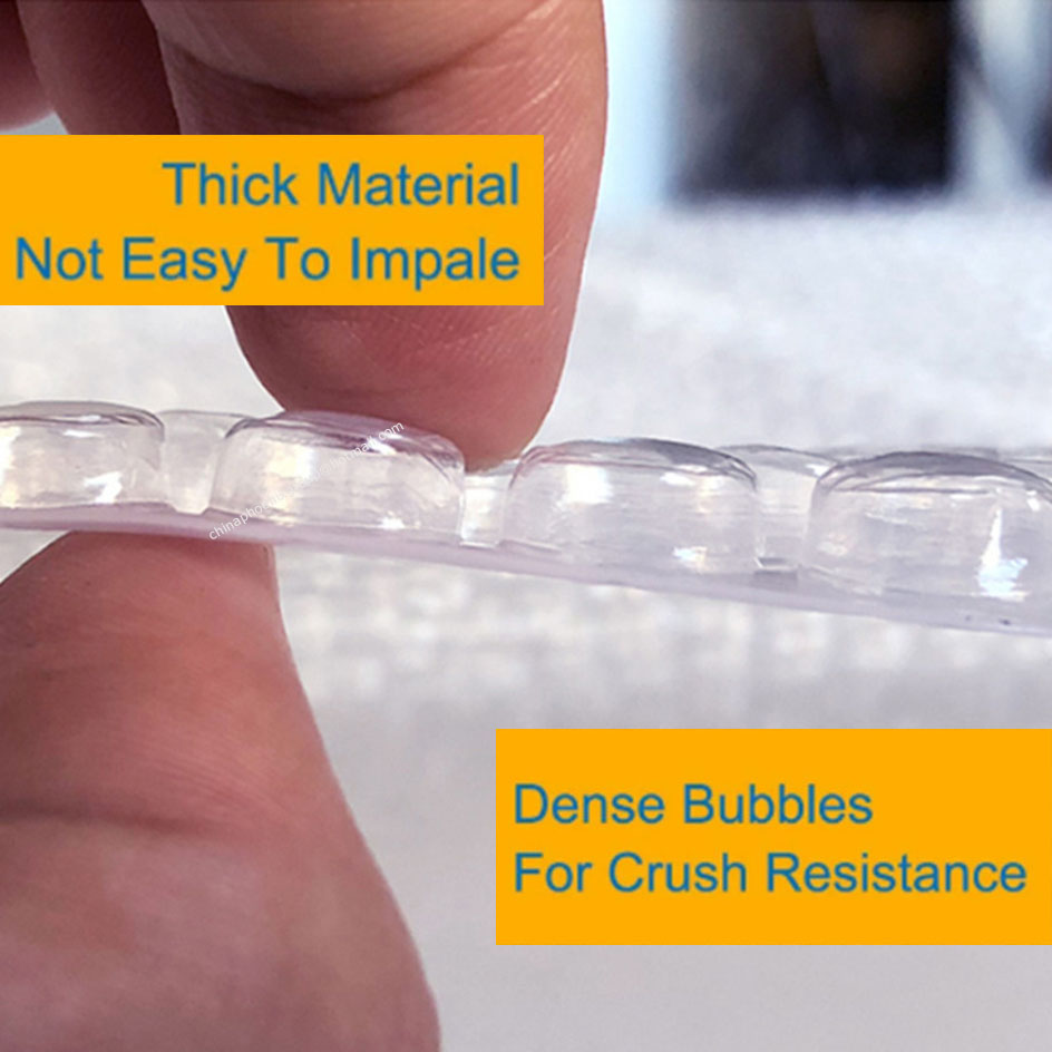 Bubble Cushioning Wrap Padding Bubble Packaging Film Shockproof Foam Roll Small Cell Clear Bubble Wrap Multi-purpose Material