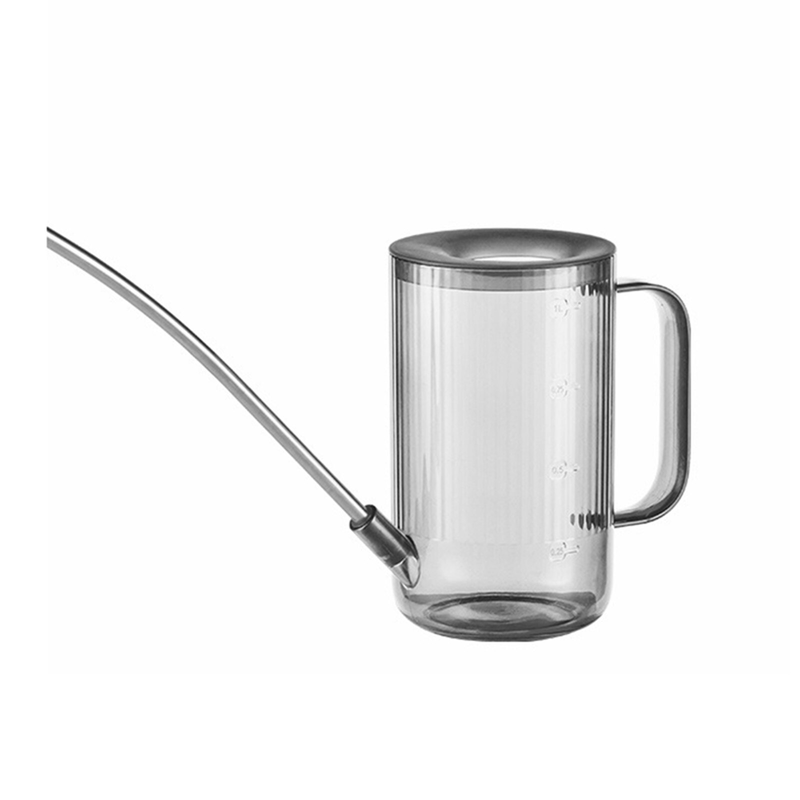 1L Plastic Watering Can Pot Plastic Long Mouth Garden Plants Watering Tool EL: starry sky gray