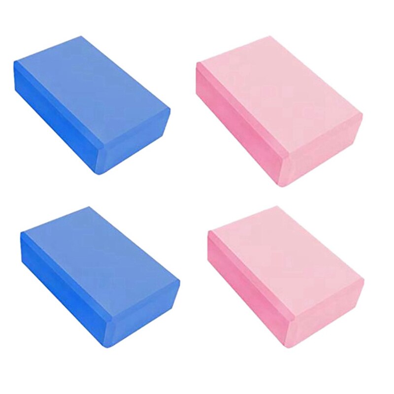 4Pakiet joga Bloki wysoki gęstość EVA miękkie klocki robić ćwiczeń stabilność równowagi robić ćwiczeń Pilates joga medytacja