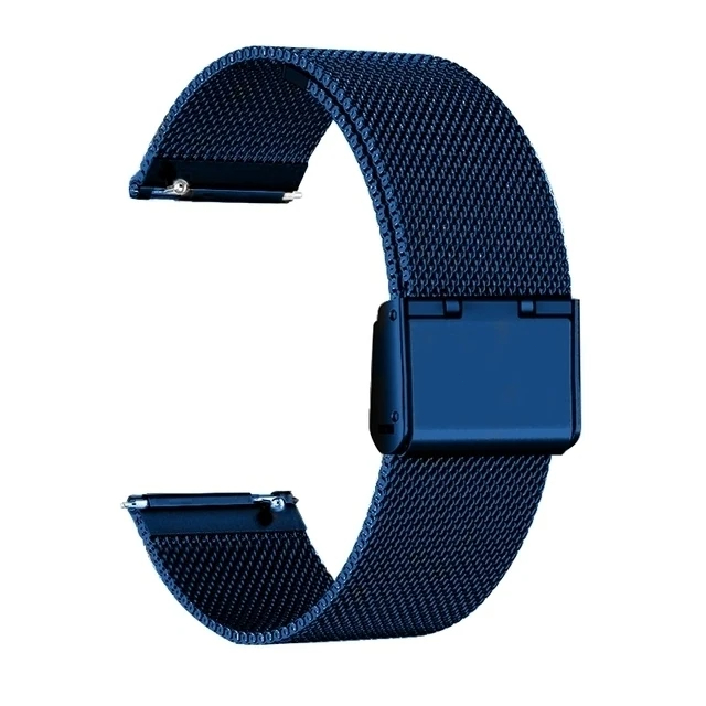 Correa de Metal para Omega X Swatch Joint MoonSwatch, pulsera de acero inoxidable de 20mm, accesorios de repuesto para pulsera de negocios: Luz Azul