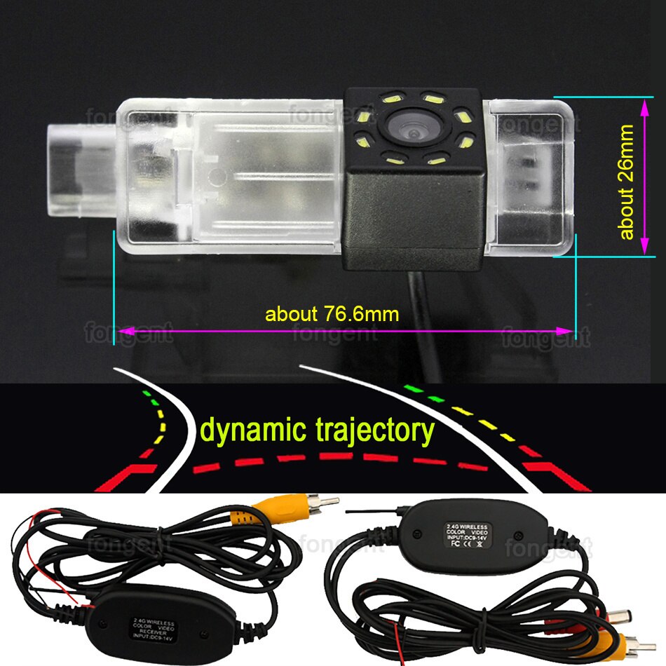 Telecamera retromarcia per auto per Peugeot 2008 208 301 307 3008 406 407 408 508 607 806 807 RCZ Citroen C5 C4 MG3 MG5 2010 2009