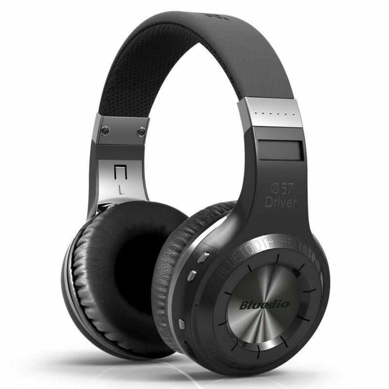 Bluedio Turbine Hurricane H Headset Bluetooth 4.1 Wireless Stereo Headphones Bluetooth Earphone: black