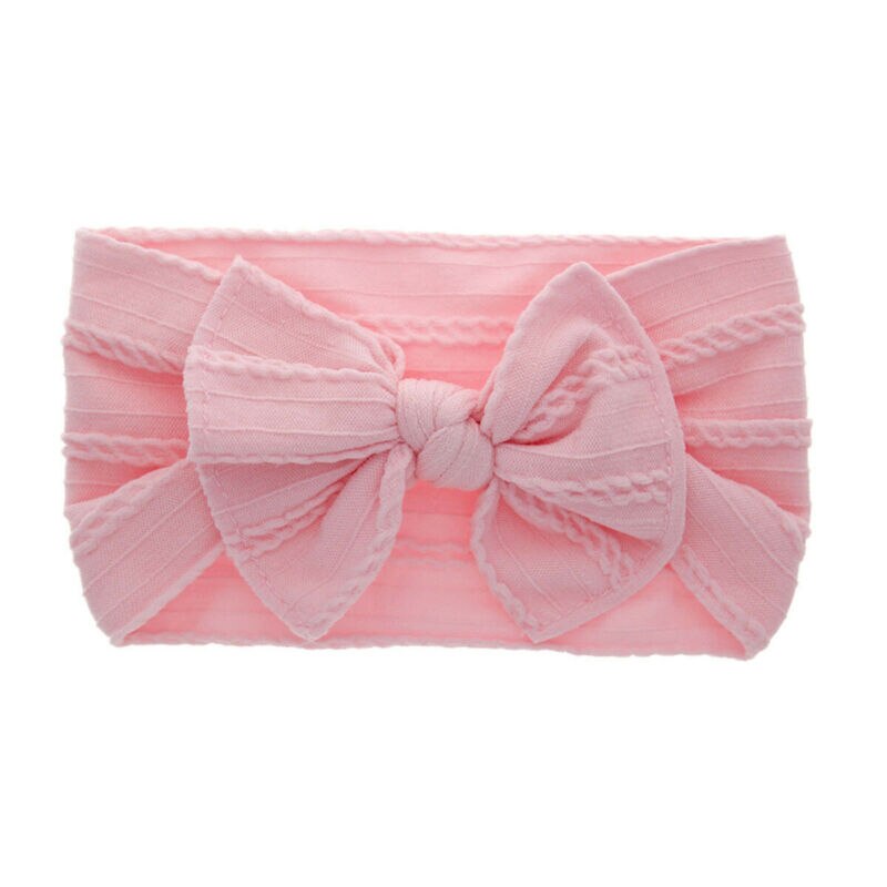 Princess Kids Baby Girls Headbands Broad Newborn Toddler Head Wrap Rabbit Big Bow Lovely Turban Hair Band Accessories