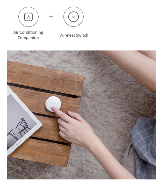 Original Xiaomi Air Conditioning Companion 2 Smart Home Socket Mi Home Remote Control For Smart Mijia Sensors Smart Control