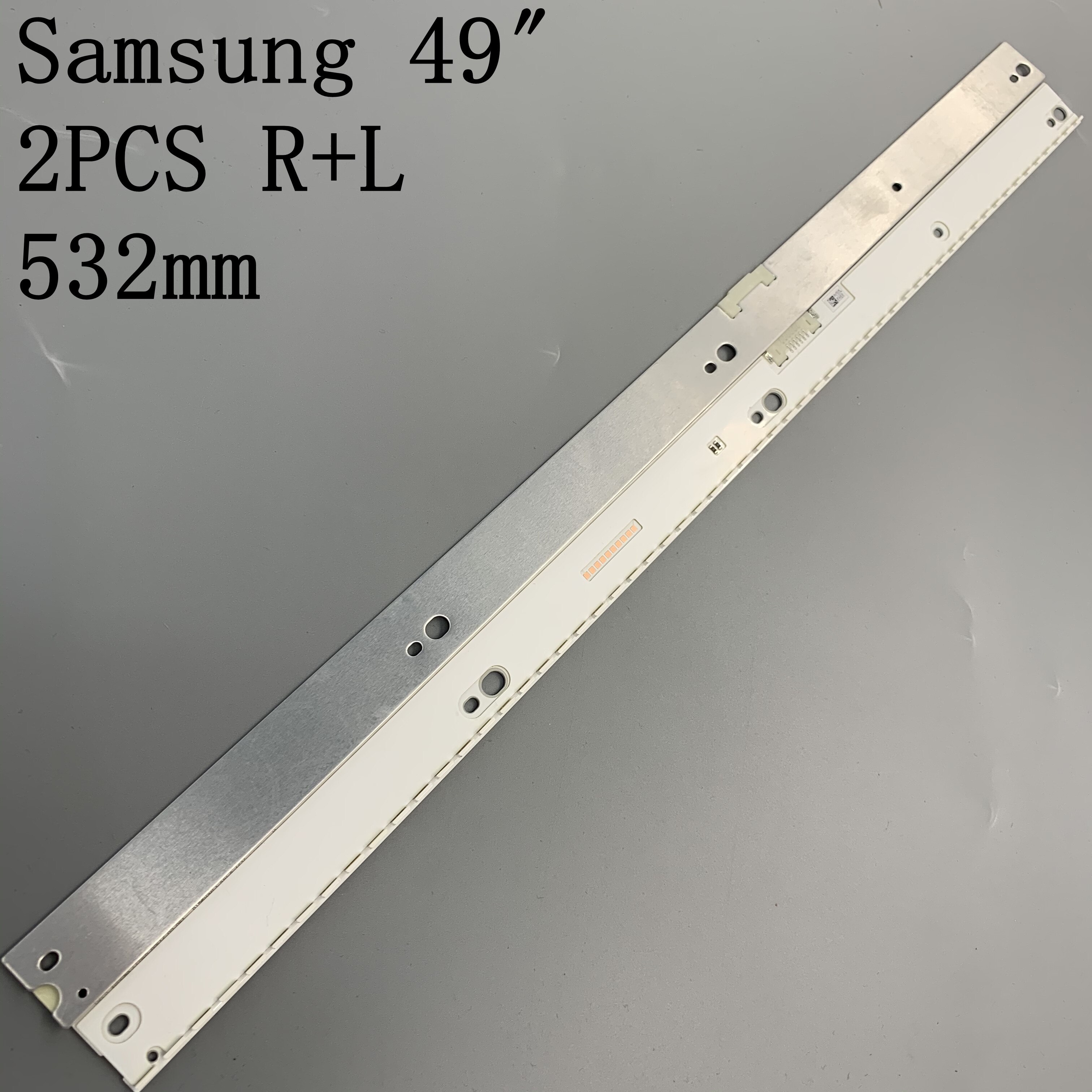 1set=2pcs LED backlight strip for Samsung UE49KU6500 UE49MU6450 UE49MU6500 BN96-39673A 39674A BN96-39671A 39672A 39882A 39880A