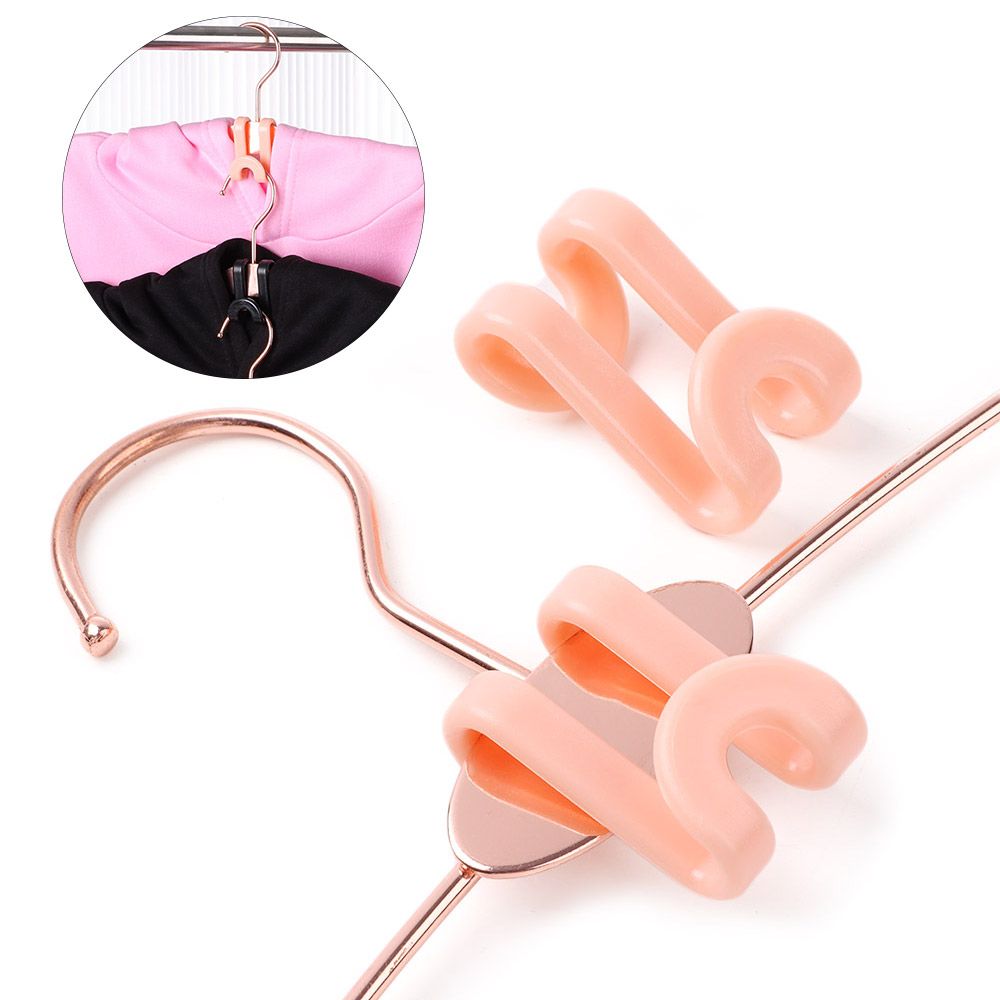 12Pcs Mini Clothes Hanger Connector Saving-Space Cascading Hook Wardrobe Closet Linking Hooks Wardrobe Cloakroom Accessories