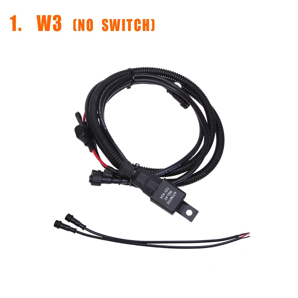 1set Bosmaa 40A Relay switch control line group for automotive car worklight spotlight motorcycle headlight: Wire Group