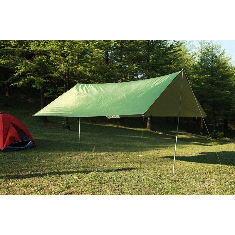 Camping Tarp - 3 Meter - Waterproof 1500-2000mm - Lightweight Rain Fly - Aluminum Alloy Rod