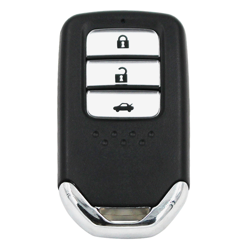 2 Button 3 Button Replacement Shell Remote Car Key Case Fob for Honda Accord CRV Fit with small key: 3 Button