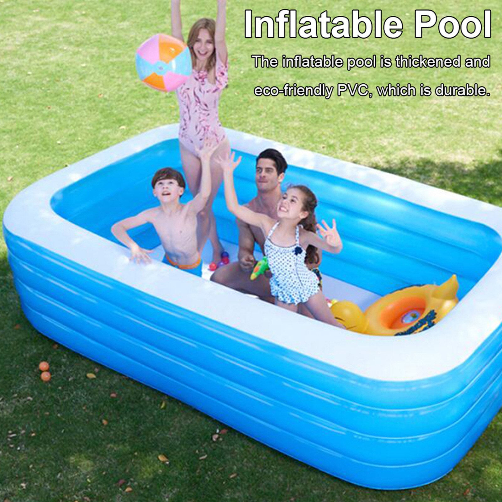 Huishoudelijke Opblaasbaar Zwembad Bad Opvouwbare Verdikte Pvc Anti-Slijtage Douche Vat Opvouwbare Volwassen Bad Bad Emmer Bad Emmer
