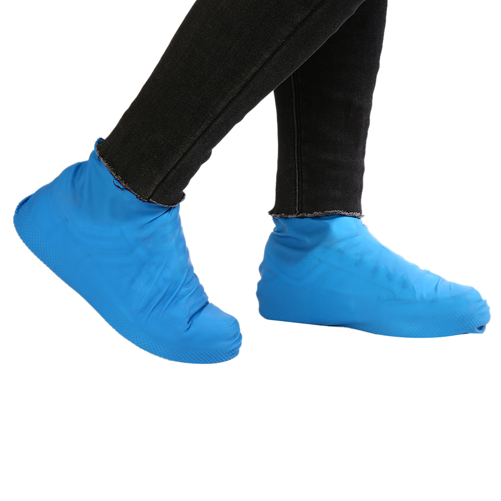1 paar Wiederverwendbare Latex Wasserdicht Regen Schuhe Abdeckungen Unterhose-beständig Gummi Wanderschuhe Zubehör Regen Stiefel Überschuhe draussen