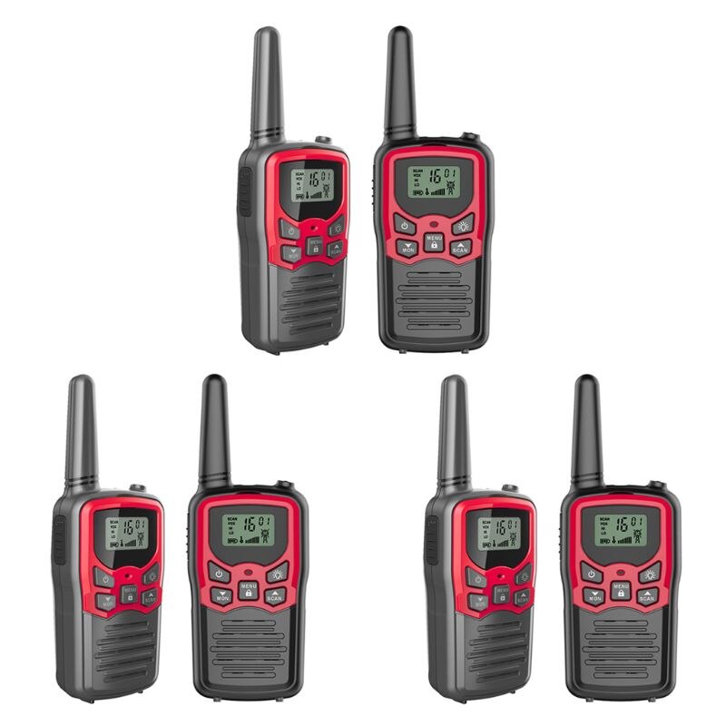 Walkie Talkies for Adults Long Range 6 Pack 2-Way Radios Up to 5 Miles Range in: 6pcs