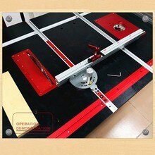 Electric Circular Saw Flip Cover Plate Flip-Floor Table Special Cover Plate Adjustable Aluminium Insert Plate For Table Saw