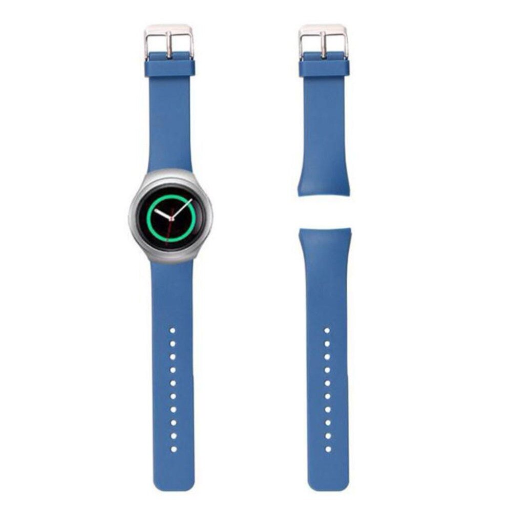 For Samsung Gear S2 R720 watch strap Replacement Silicone Solid color sport watchband Straps For Gear S2 SM-R720 smart watchband