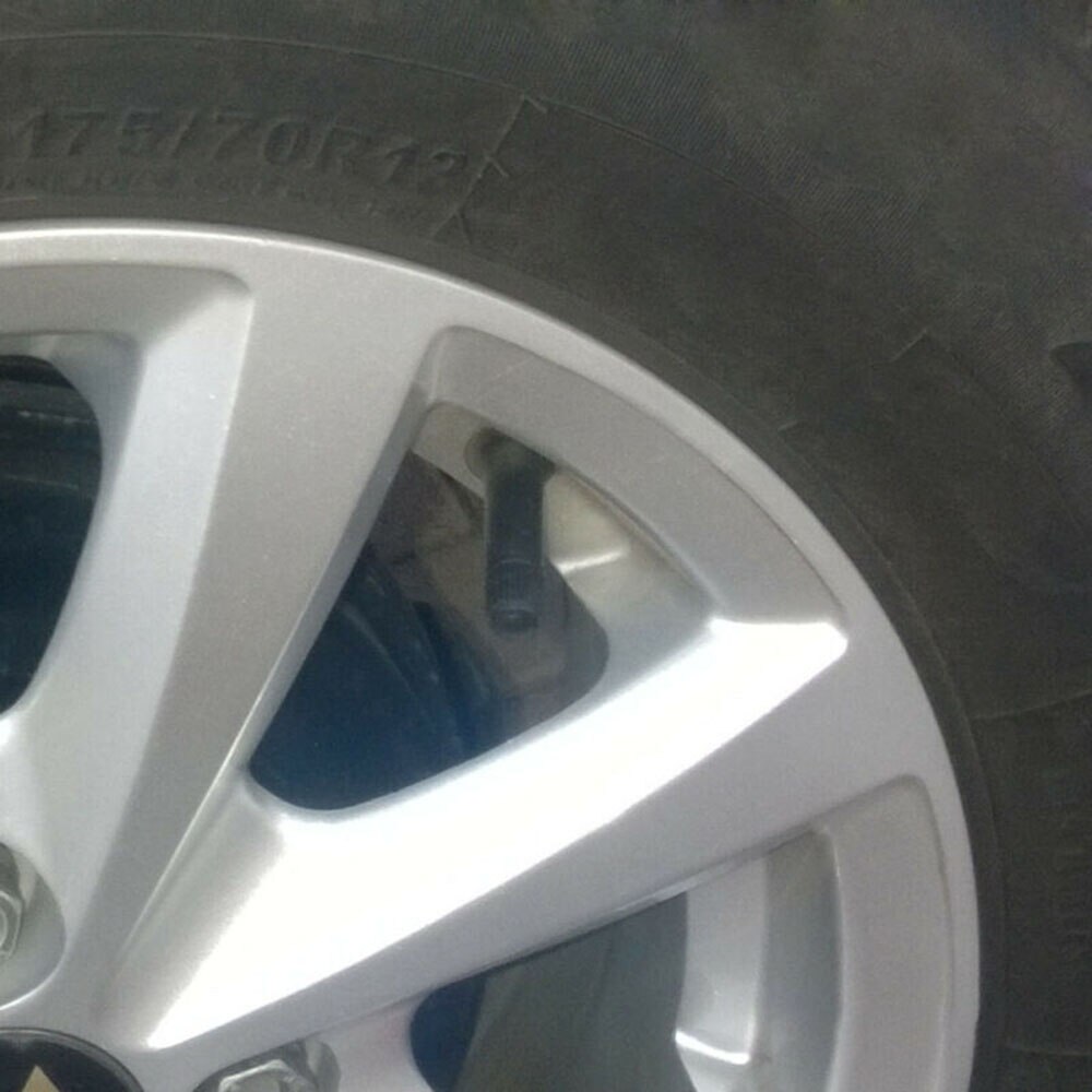 20pcs Tire cap Set TPMS Pressure Sensor Rubber Black 20008 Exterior Valve