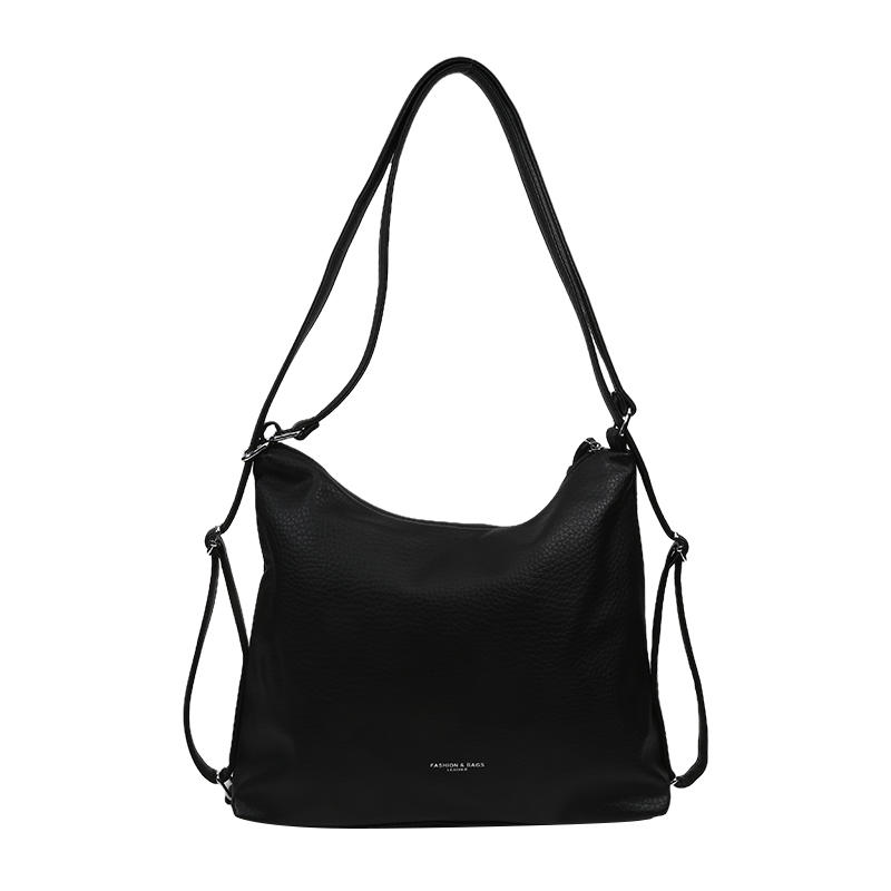 Monitoimireput, pehmeät pestyt pu-nahkaiset olkalaukut, suuren kapasiteetin varkaudenestoinen reppu, koululaukku naisille ja tytöille: Taivaansininen