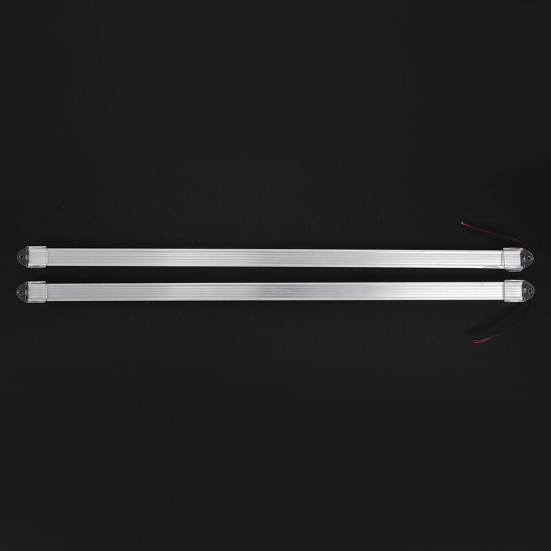 2 Pcs Aluminum Alloy Rigid LED Strip Rod Light Waterproof 12V 50CM