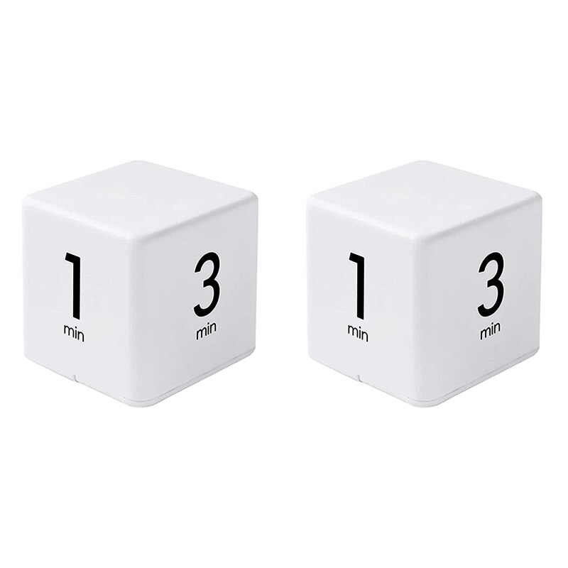 2 PCS Square Timer Kitchen Timer Gravity Sensor Fl... – Grandado