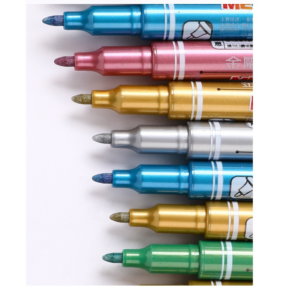 Simbalion color 1.2mm metallinen tussi tussi cd-levylle lasi muovi metalli keraaminen signature piirustus maalaus liner koulu taide  f553