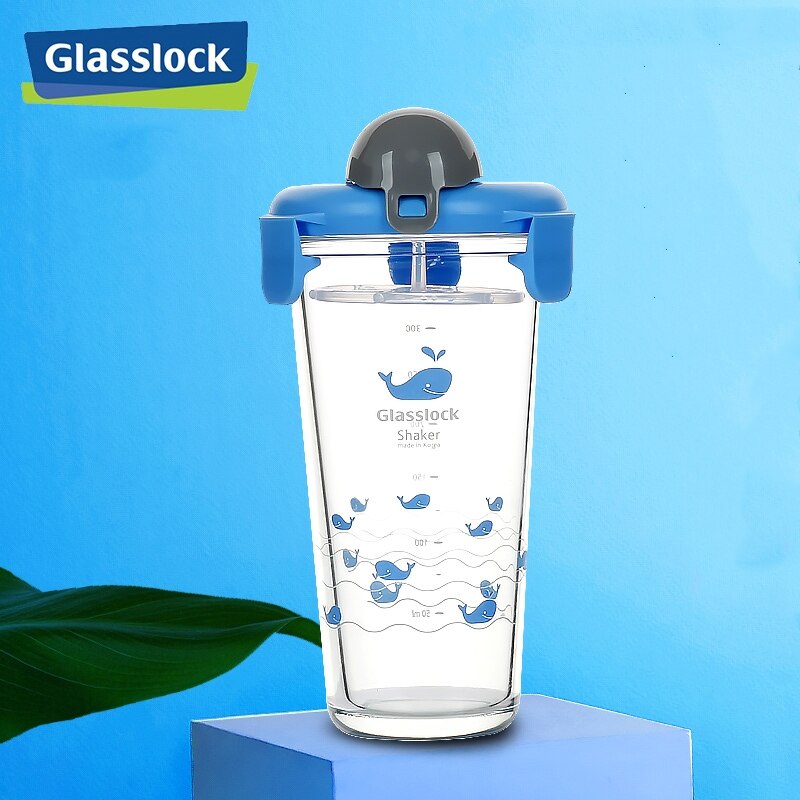 450ml glasslock sommer hærdet glasflaske vand drikke juice shaker duftende te kop drinkware kaffekop køkken drinkware