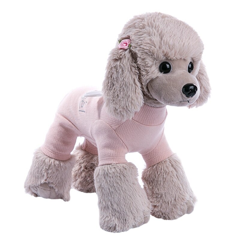 Süße Haustier Hund Gesamt Schlafanzug für Kleine Mittlere Hunde Shih Tzu Chihuahua Terrier Pyjama Overall Welpen Katze vier Beine Kleidung