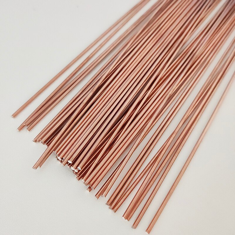10 stücke Länge 50cm Phosphor Kupfer Schweißen Stangen Dia. 1,0mm ~ 4,0mm
