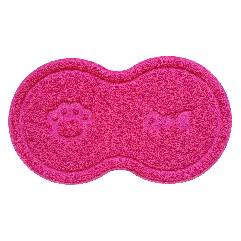 Huisdier hond kattenbakmat voermat puppy kattenbak placemat dienblad netjes eenvoudig schoon te maken: Rood