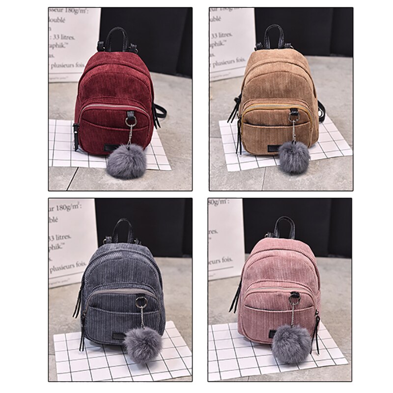 Trend Female Backpack Cute Mini Women Backpack Small Shoulder Bag Kawaii Teenager Girls Kid Small School Bags Female