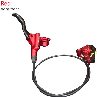 ZOOM Brake bicycle bike mtb Hydraulic Disc brake set clamp mountain bike Brake Update: red R-Front