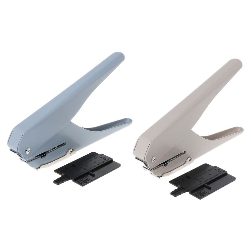 W3JD Paddestoel Gat T-Type Kantoor Stempels Papier Cutter Losse Vel Diy Schoolbenodigdheden Scrapbooking Puncher Binding Gaten