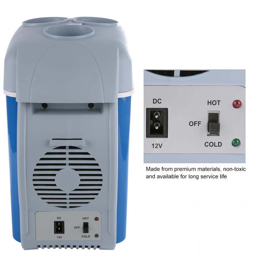 12V 7.5L Mini Home Camping Fridge Electric Cool Cooler Warmer Travel Portable Freezer