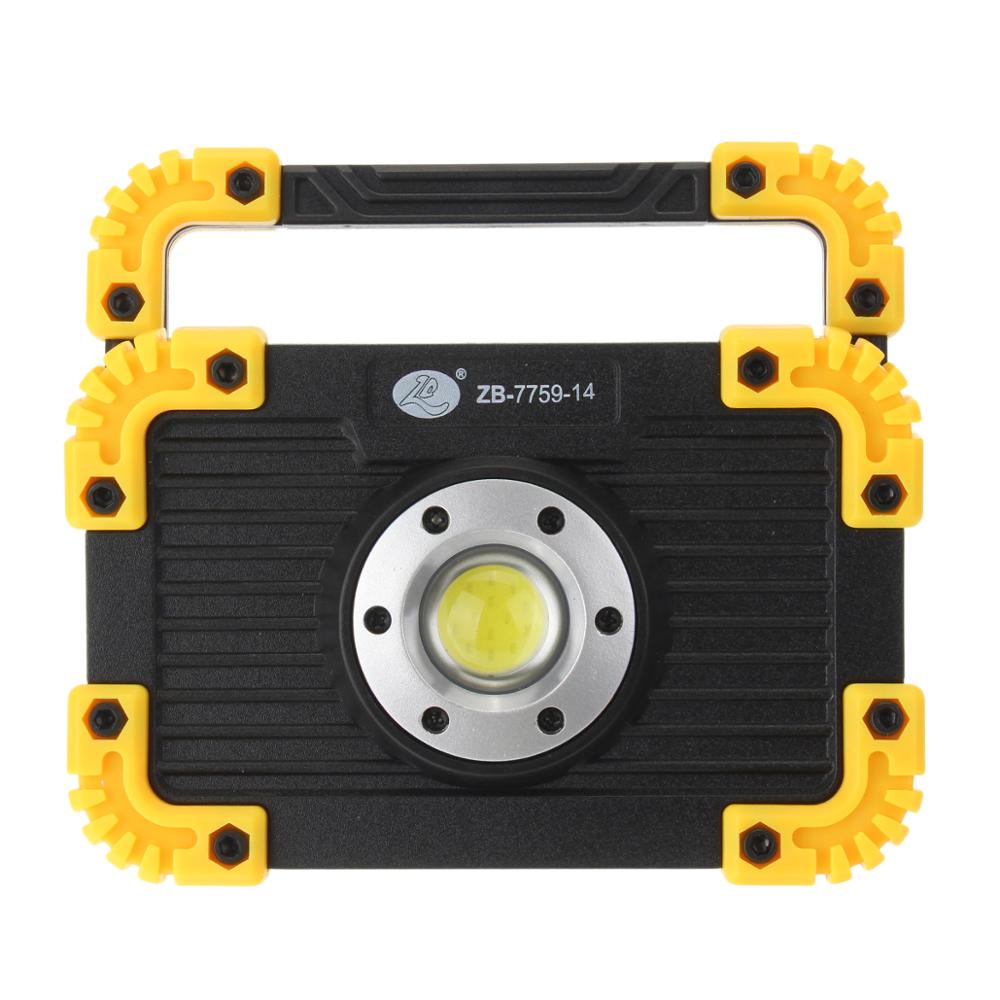 Foco reflector LED COB de 350W, recargable vía USB, foco de trabajo para exteriores, Camping, reflector Led portátil, batería recargable: Type 2