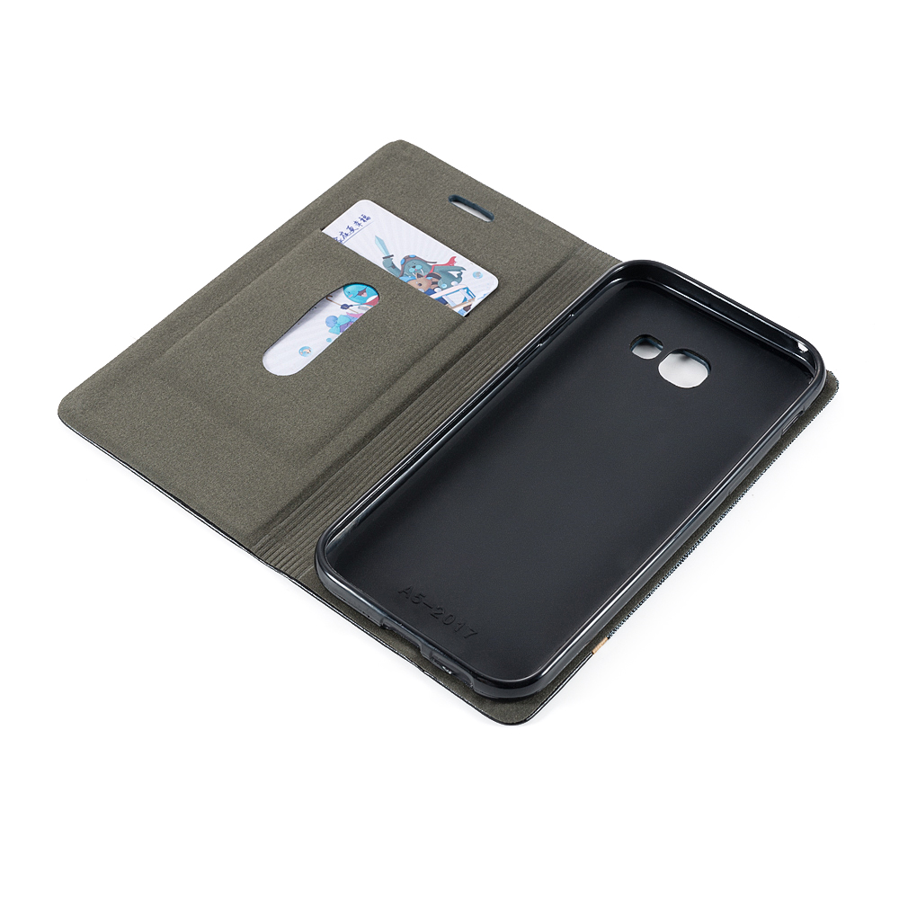 Leather Phone Case For Samsung Galaxy A5 Flip Book Case For Samsung Galaxy A3 Business Case Soft Silicone Back Cover