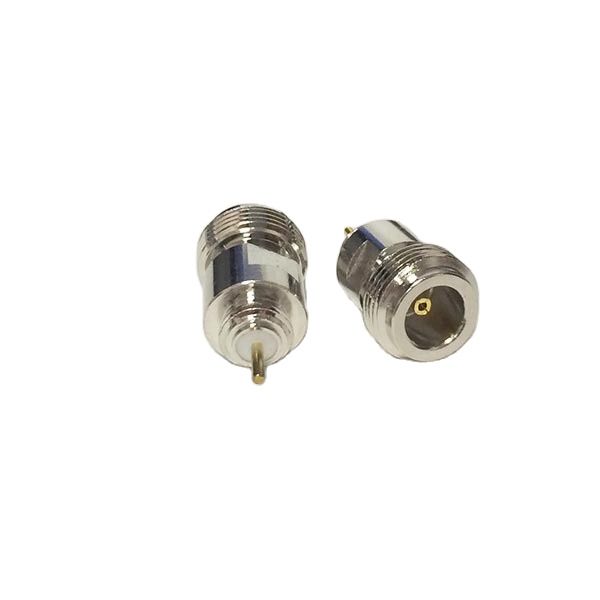 1 stück NEUE N-buchse Jack RF koax Adapter konverter Stecker Lot Post Gerade Verstärker spezieller anschluss Vernickelt